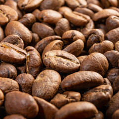 texture of roasted coffee beans, aromatic and energy drink.