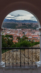 view from the castle