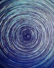 Wonderful milky way with million stars at night and startrails