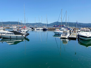 Fototapeta premium PUERTO DEPORTIVO DE VIGO 2022