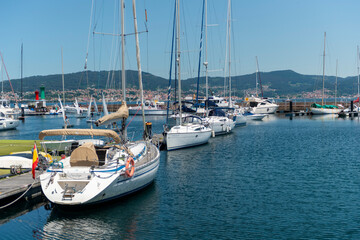 Fototapeta premium PUERTO DEPORTIVO DE VIGO 2022
