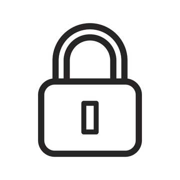 padlock icon, png transparent background