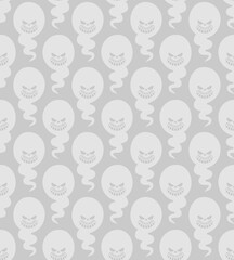 Ghost Pattern seamless. spook Background. halloween texture
