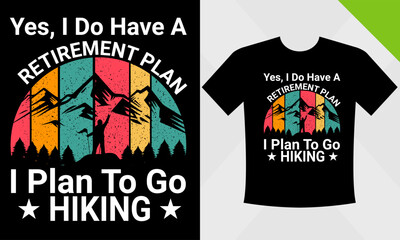 Mountain t-shirt design template eps file for mountain vector