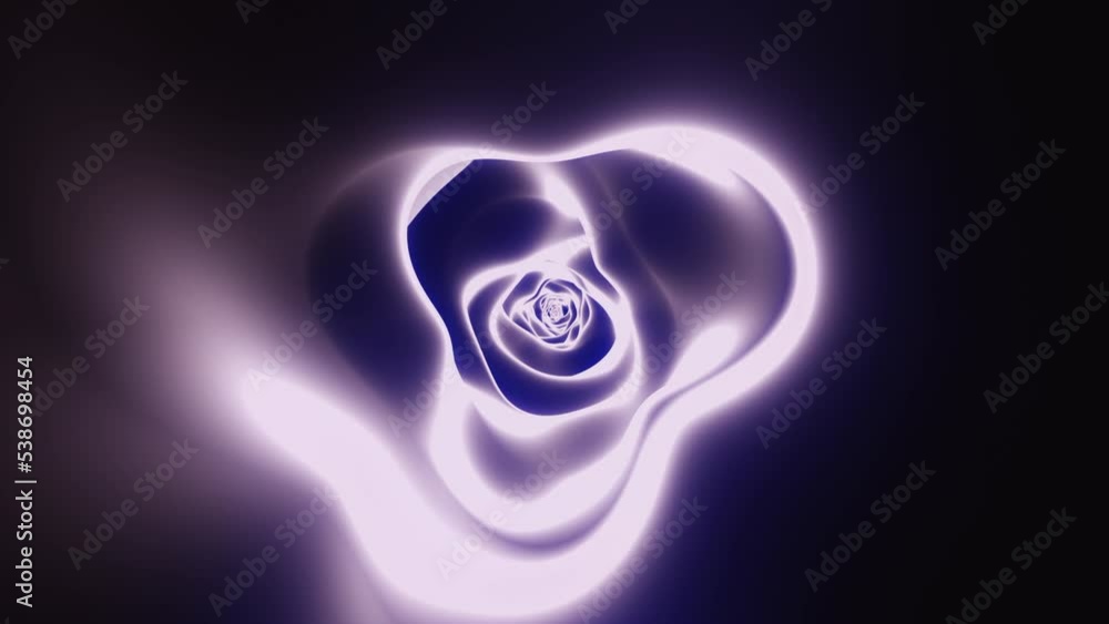 Poster purple background. motion. a bright light background with white spaces in the animation that slowly 