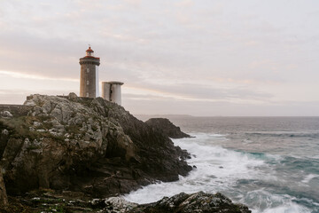 lighthouse on the rocks