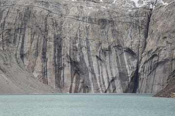 Rock formation - intrusion - in Torres del Paine