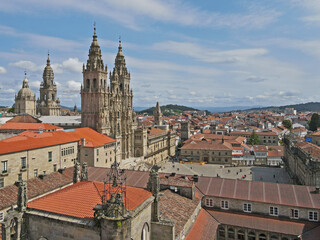 Fototapeta na wymiar Kathedrale von Santiago de Compostela, Galicien, Spanien