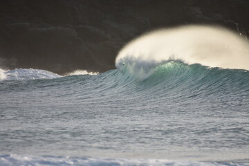 paradise for surfing with perfect waes and barrels