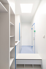 White room with doors and closet