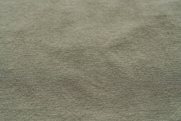 closeup shot of green premium cotton fabric