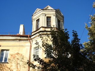 facade of a building in amalienau, konigsberg