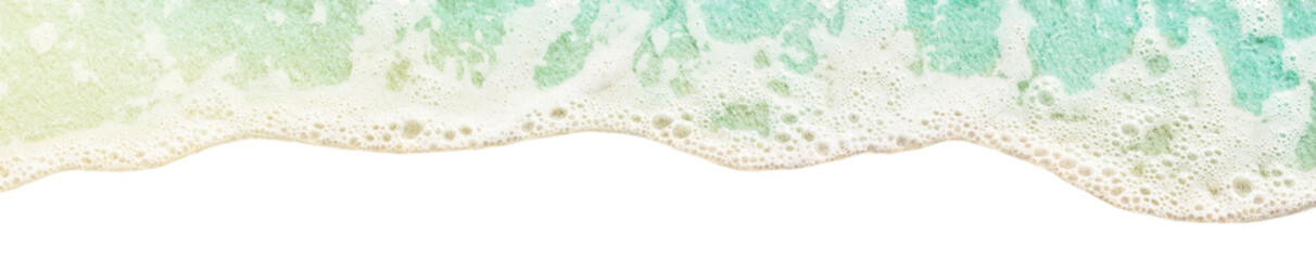 Soft sea wave isolated on transparent background. PNG file for your design
