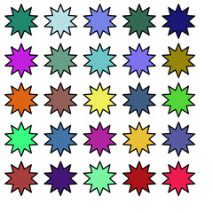seamless star pattern