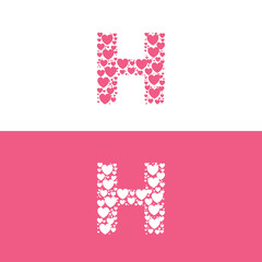 H love letter logo beauty