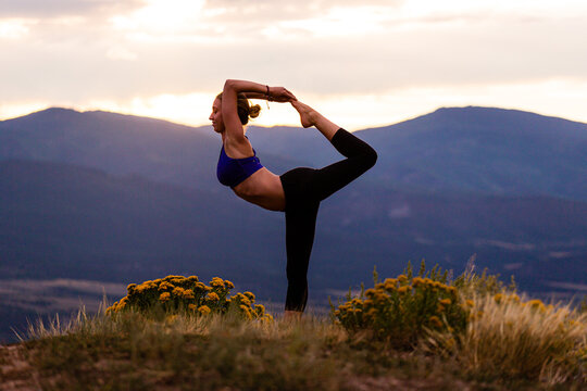 Carbondale Colorado Yoga Poses in Nature