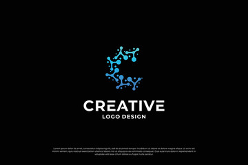 Obraz na płótnie Canvas Letter C logo design template. Creative initial letters C logo design symbol.