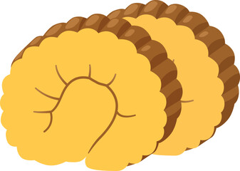 伊達巻_ベクターイラスト