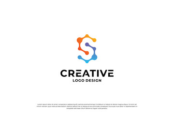 letter s logo design template. initial letters S logo vector. Creative S symbol mark.
