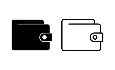 Wallet icon vector for web and mobile app. wallet sign and symbol