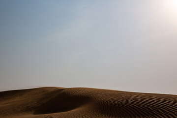sand dunes in the desert