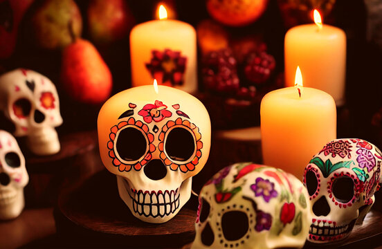 Calaveritas De Muertos, Fiesta Mexicana