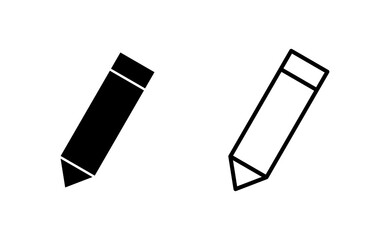 Pencil icon vector for web and mobile app. pen sign and symbol. edit icon vector