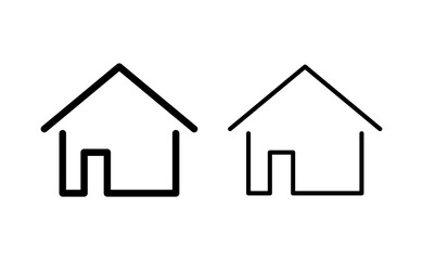 House icon vector for web and mobile app. Home sign and symbol