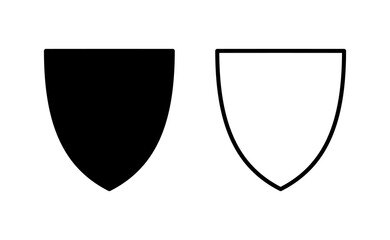 Shield icon vector for web and mobile app. Protection icon. Security sign and symbol