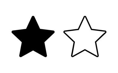 Star Icon vector for web and mobile app. rating sign and symbol. favourite star icon