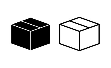 Box icon vector for web and mobile app. box sign and symbol, parcel, package