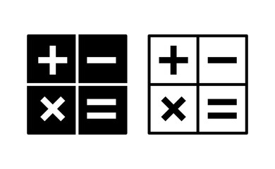 Calculator icon vector for web and mobile app. Accounting calculator sign and symbol.
