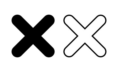 Fototapeta premium Close icon vector for web and mobile app. Delete sign and symbol. cross sign