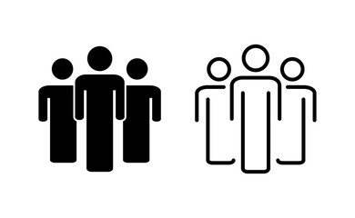 People icon vector for web and mobile app. person sign and symbol. User Icon vector