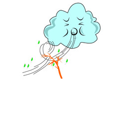 Cartoon Cloud Illustration