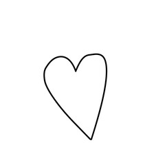 Doodle Line Heart