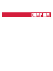 dump him Zitat Logo 