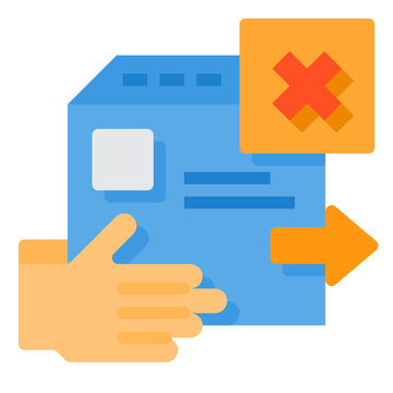 cancle flat icon