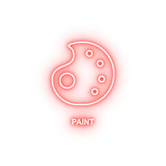 paint neon icon