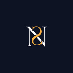 NS letter logo design
