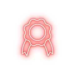 medal neon icon