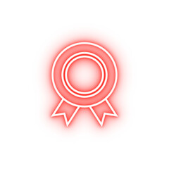 medal neon icon