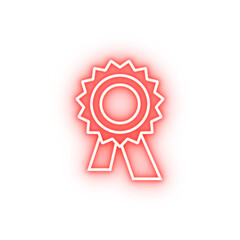 medal neon icon