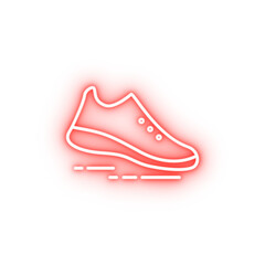 sneakers neon icon