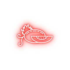 melon dusk style neon icon