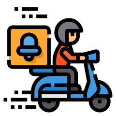 notification filled outline icon
