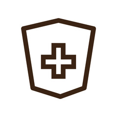 medical hospital healthcare outline icon