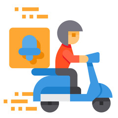 notification flat icon