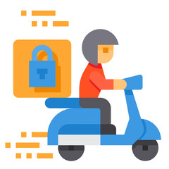 padlock flat icon
