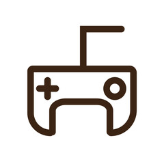 gamepad joystick outline icon © Blacker Studio